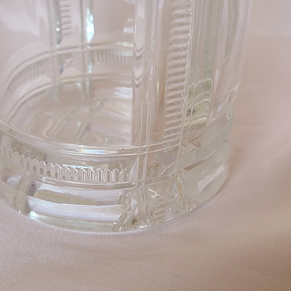 Antique Duncan & Sons Cryptic Zipper Nova Scotia Ribbon Stars Pitcher Sugar Set - Picture 7 of 11